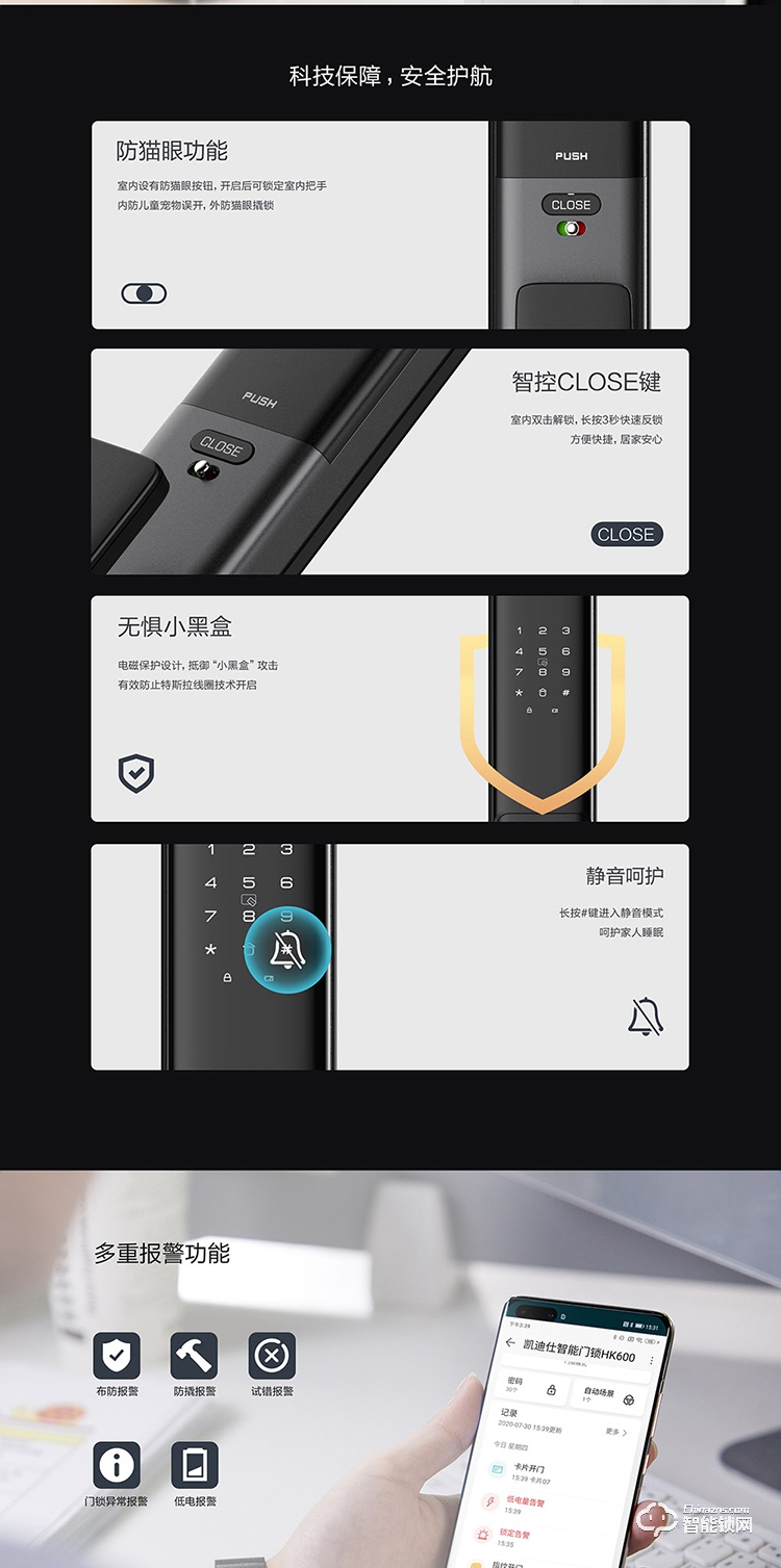 凯迪仕智能锁 HK600全自动指纹锁家用防盗门锁.jpg