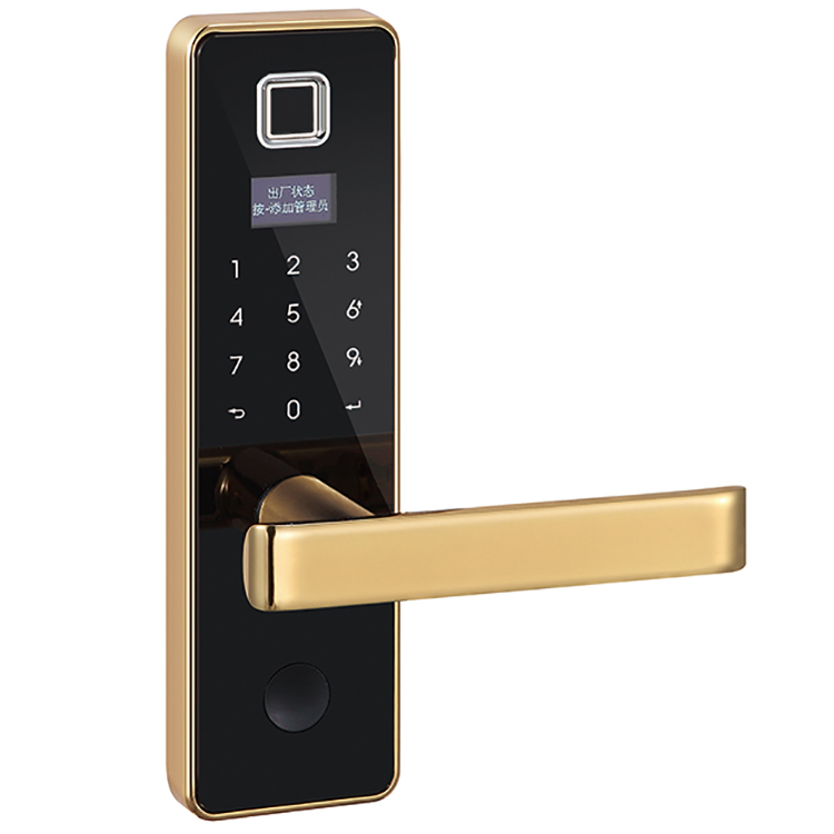 联合指纹锁 A210-CP防盗密码锁刷卡锁