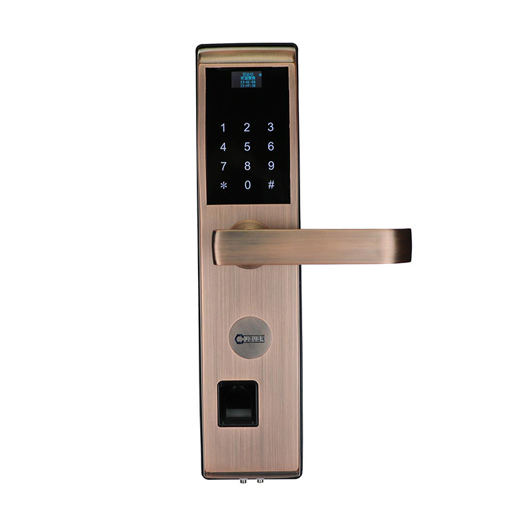 钟铧智能锁 ZW1000系列家用指纹密码磁卡锁