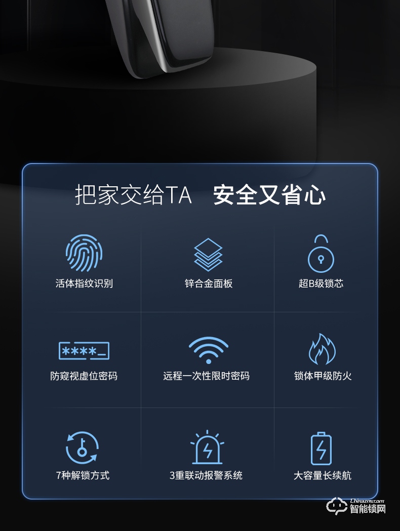 浅指智能锁 SL-G4全自动可远程家用防盗门卡锁.jpg