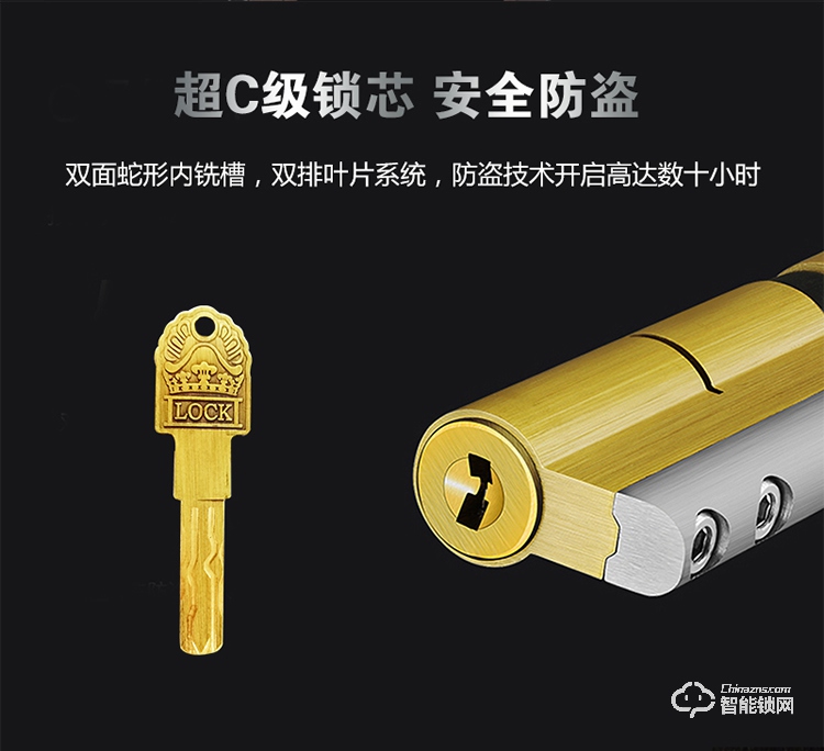 皇家金盾智能锁 X2家用防盗门锁电子锁.jpg