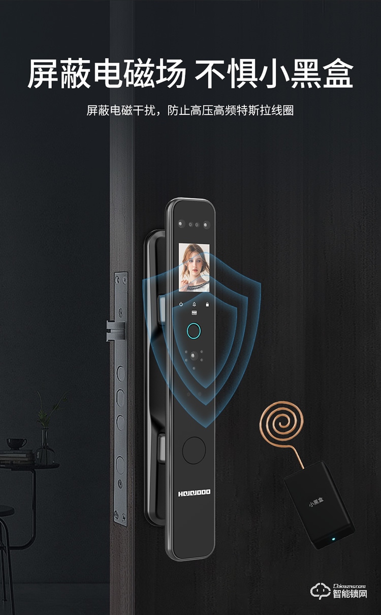 皇家金盾智能锁 S500全自动猫眼指纹密码锁.jpg