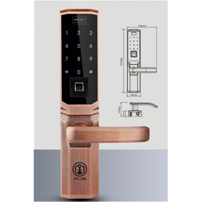 捷联智能锁 JK-A801时尚直板智能锁家用防盗锁
