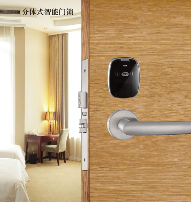 泰州逸安大酒店，搭配科裕分体式智能门锁，好看实用.png