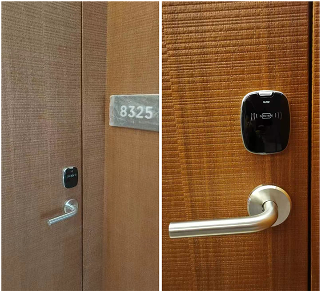 泰州逸安大酒店，搭配科裕分体式智能门锁，好看实用.png