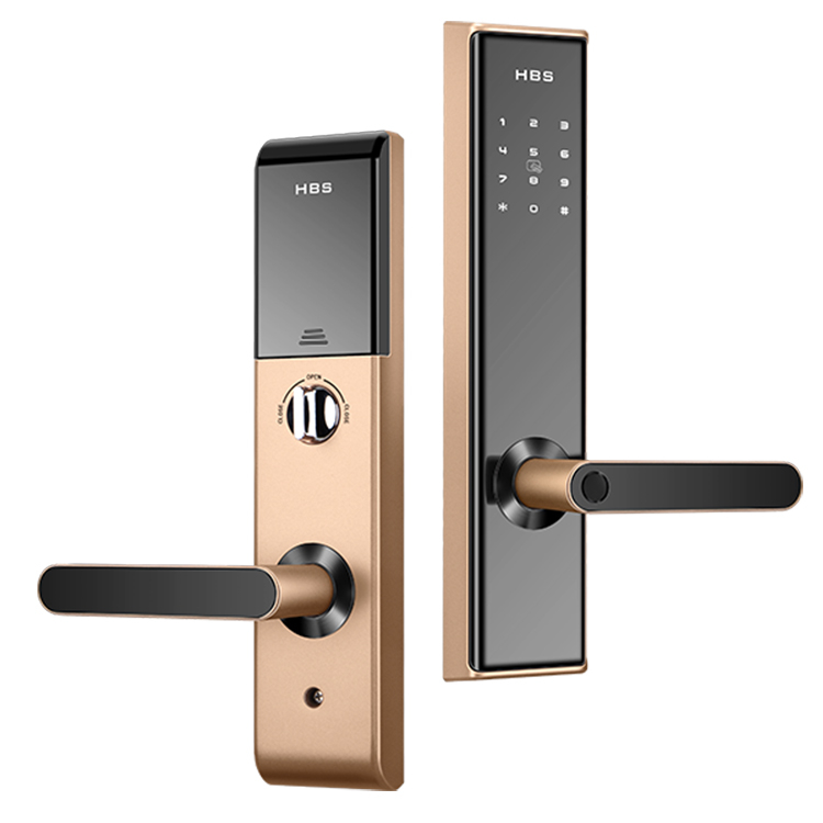 海贝斯指纹锁P302 家用防盗门木门指纹锁电子门锁
