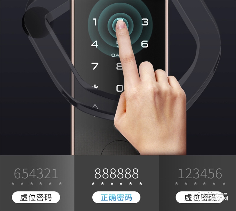 汇泰龙全自动智能锁XS-D01系列 入户防盗门远程猫眼指纹锁