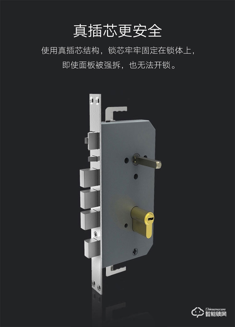 汇泰龙指纹锁A1 防盗智能锁远程密码家用门锁